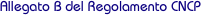 Allegato B del Regolamento CNCP